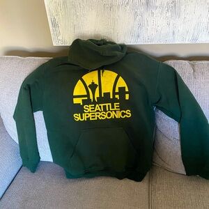 Seattle SuperSonics - vintage hoodie - Medium